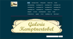 Desktop Screenshot of galerie-kemptnertobel.ch